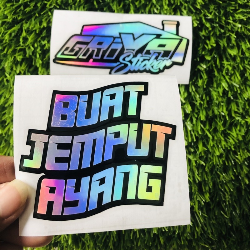 Stiker BUAT JEMPUT AYANG sticker bucin viral