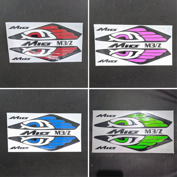 PDR STIKER LAMPU YAMAHA MIO M3 MIO Z STICKER CUTTING MATA ELANG MOTOR