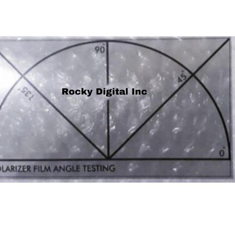 [KODE PRODUK FATJ85567] Alat Ukur Derajat Polaris - Polarizer Film Angle Testing - rare item menguku