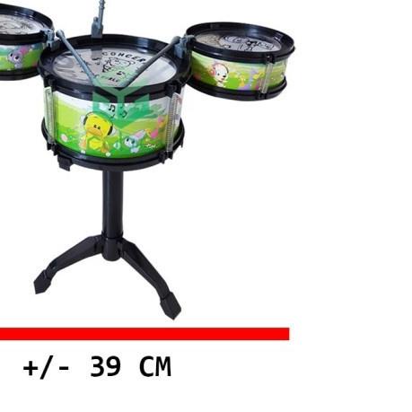 Mainan Drum Set Anak Kado Hadiah Ulang Tahun Baby Bayi Musik Motorik Laki Laki Perempuan Cowok Cewek