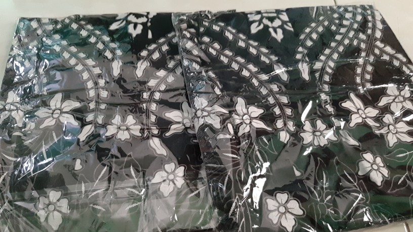 Nailo Batik Hrb026 Kenongo Kemeja Tosca Pendek Pekalongan Padi M L Xl Sogan Tulis Halus Kemeja Batik