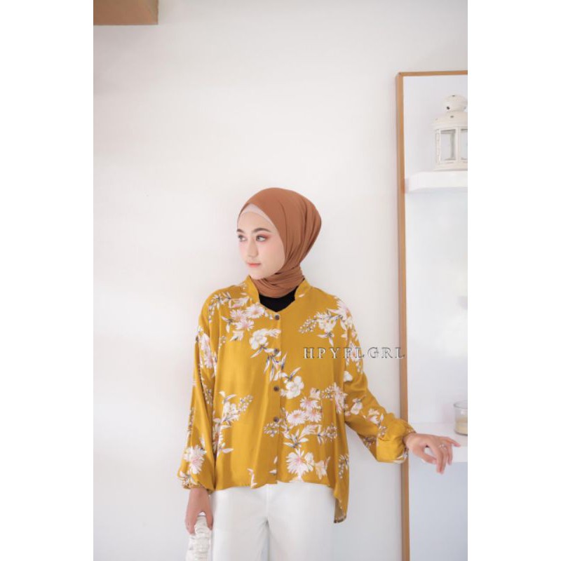 BLOUSE PATTERN SANGHAI - KEMEJA BLOUSE