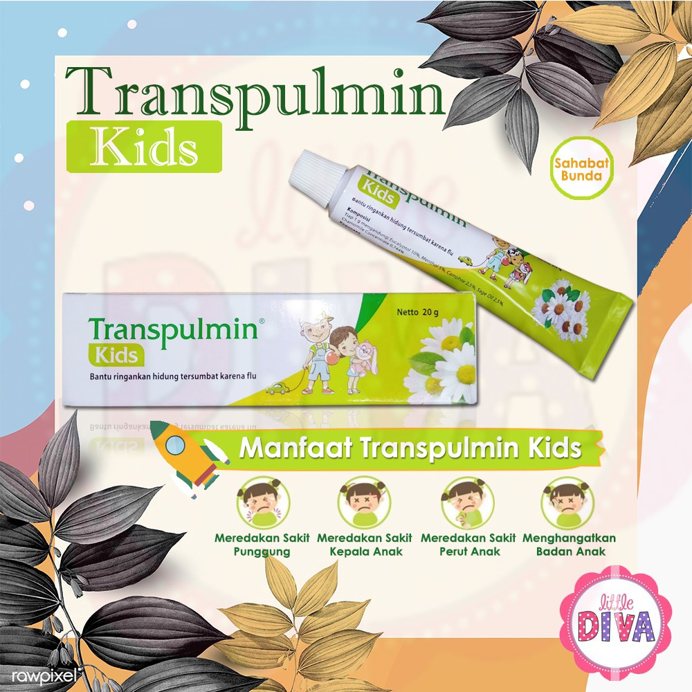 TRANSPULMIN KIDS 20gr - Balsam Anak Ketika Flu ens