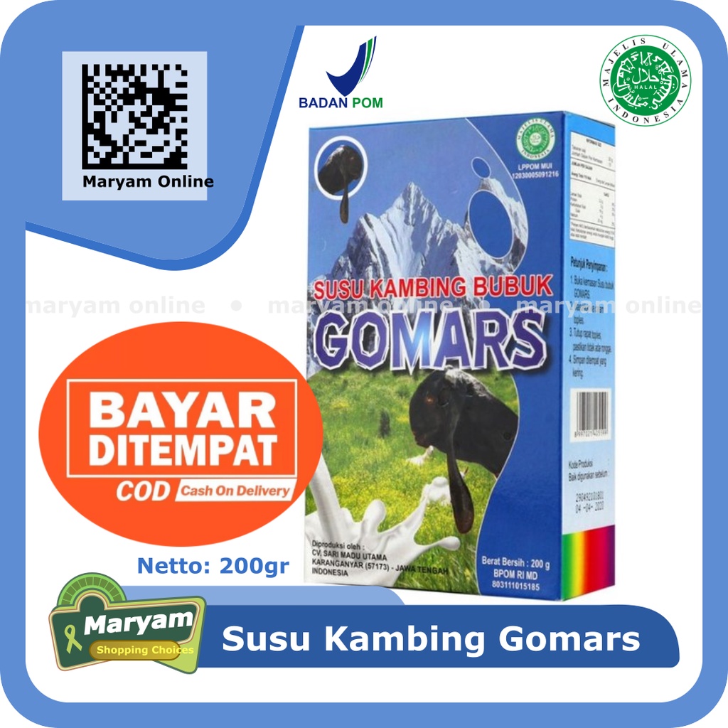 

Susu Kambing Etawa Gomars Original