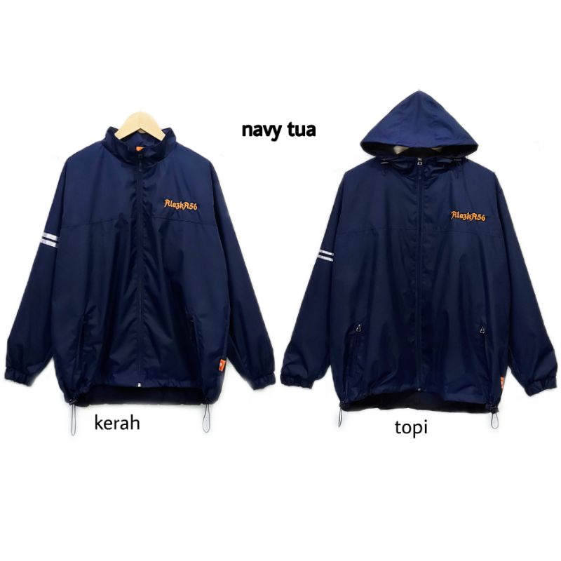 Jaket Olahraga/OUTDOOR/UNISEX/ld 120-130-150/parasut @didas/JUMBO