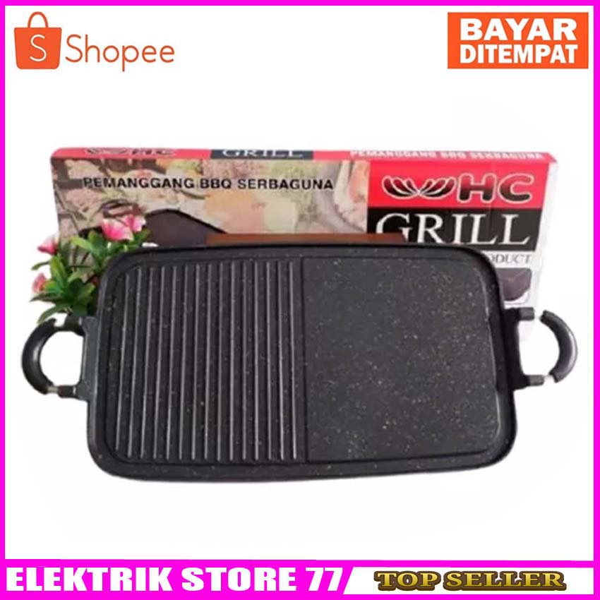 Pemanggang Multi Grill Pan Alat Panggang HC Multifungsi