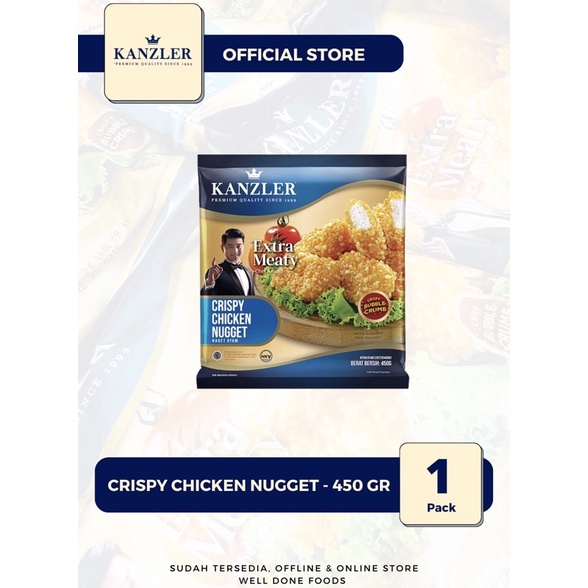

Kanzler Crispy Chicken Nugget 450gr