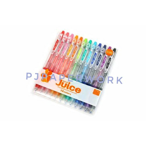 

Pen Gel Pilot JUICE 12 colours 0.38mm retractable NEW n cheap