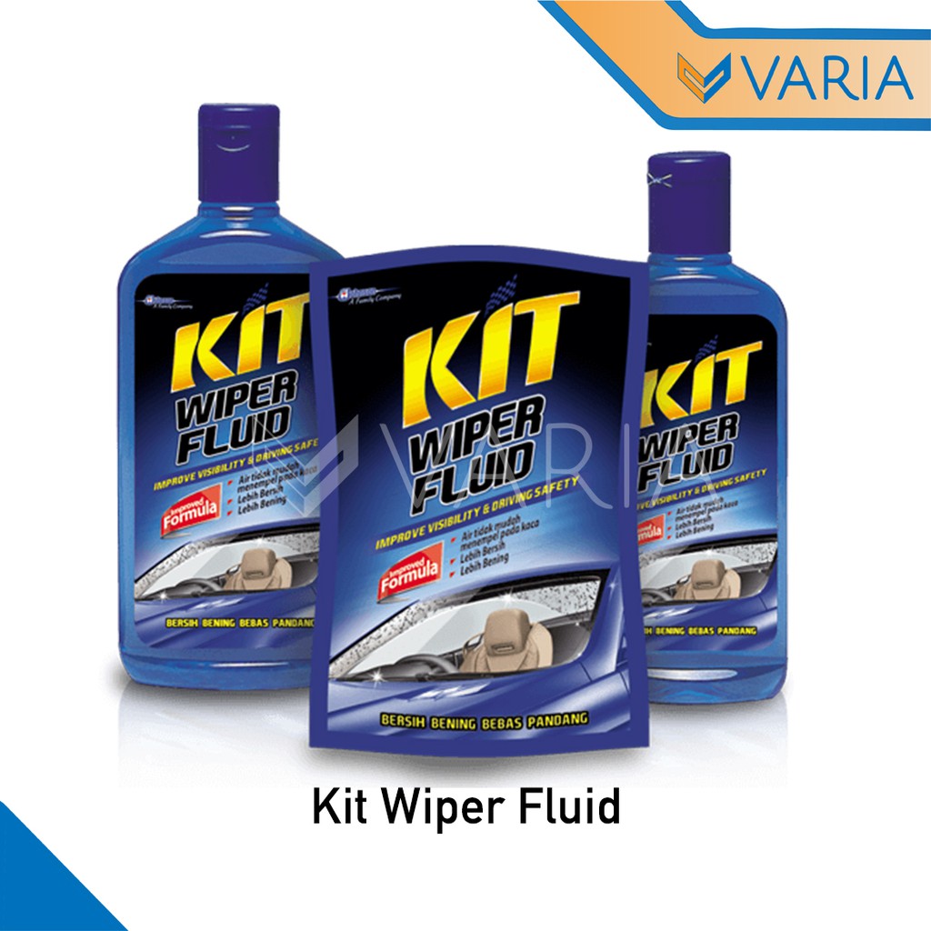 Kit Wiper Fluid Cairan Pembersih Kaca Mobil Bottle Botol 300 ml