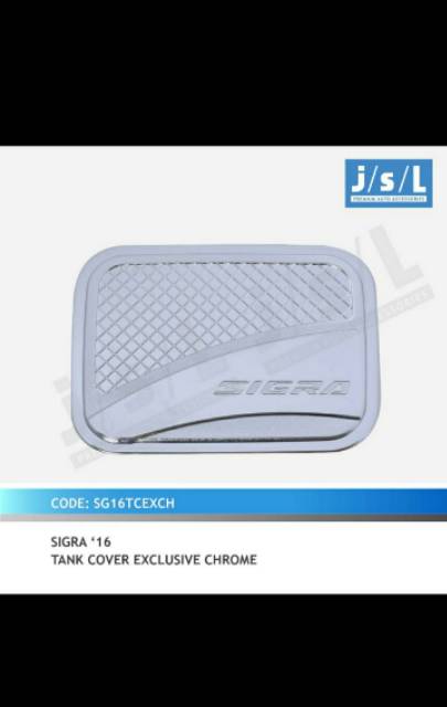 Tank cover mobil calya/ sigra exclusive chrome jsl