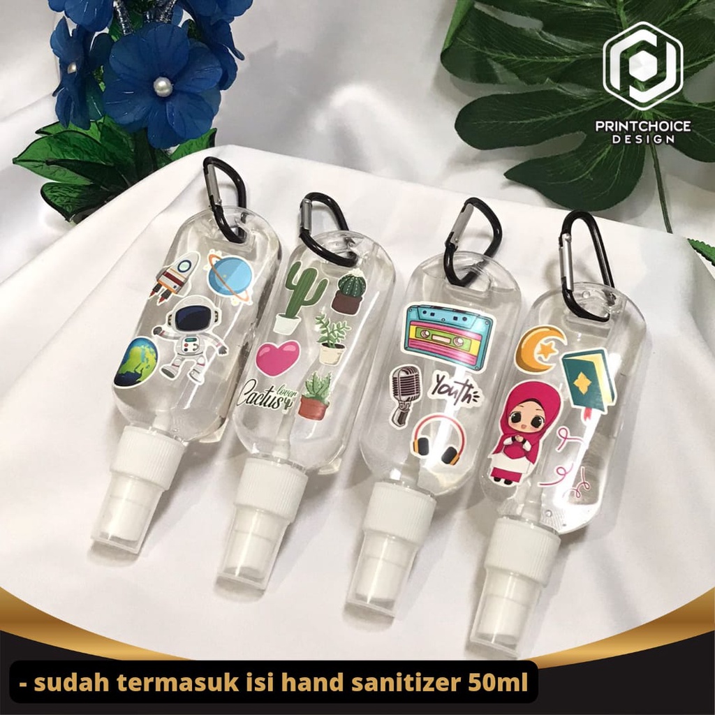 Hand Sanitizer Gantung Aesthetic 50ml Hand Sanitizer Antiseptik