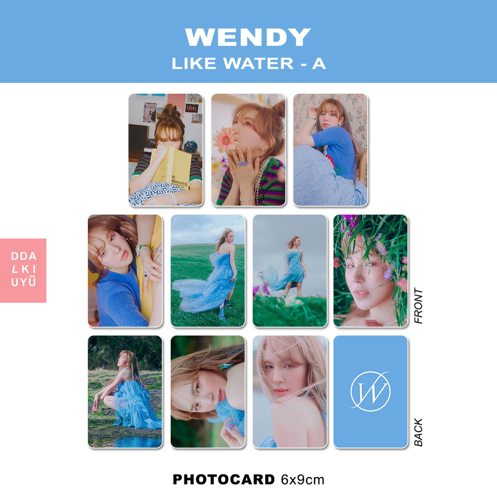 Red Velvet: WENDY - photocard [LIKE WATER] - A