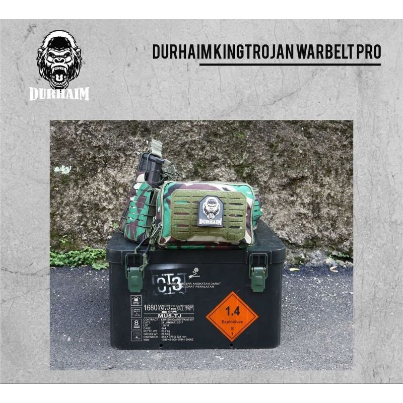 DURHAIM TROJAN WARBELT PRO / Sabuk Kopel Original