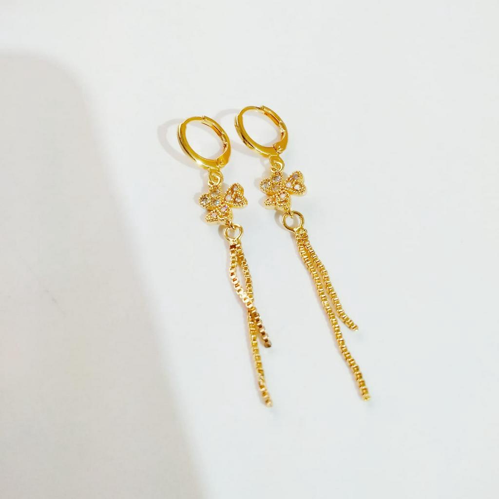 AV247 Grosir Anting Juray Permata Anting Dewasa Lapis Emas