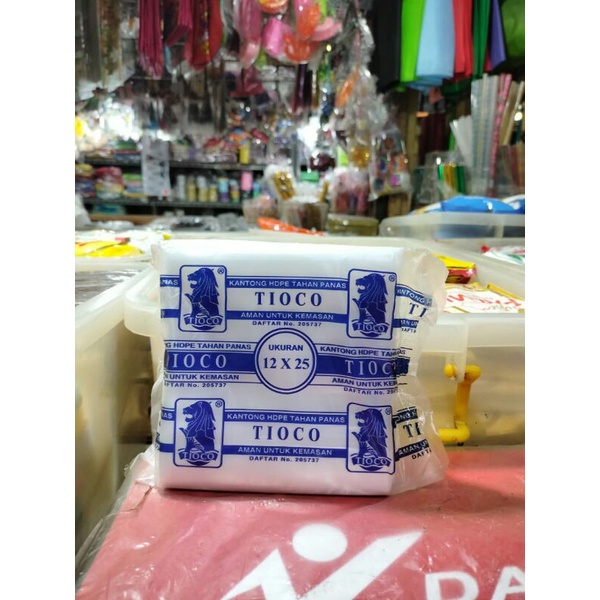 plastik anti panas 12 x 25 / setengah kilo