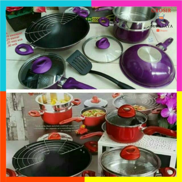 Panci set supra 9pcs rosemary supra set