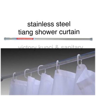  TIANG  SHOWER CURTAIN TIANG  KAMAR  MANDI  TIANG  TIRAI  