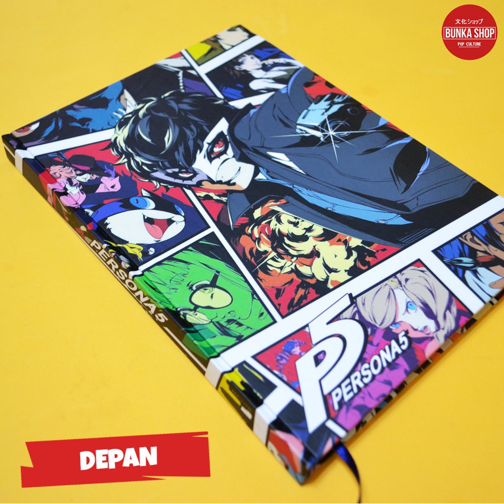 

Note Book Hardcover Anime Game Persona 5 Fullcover Ukuran A5 Jurnal Agenda Planner Notebook Gift Couple