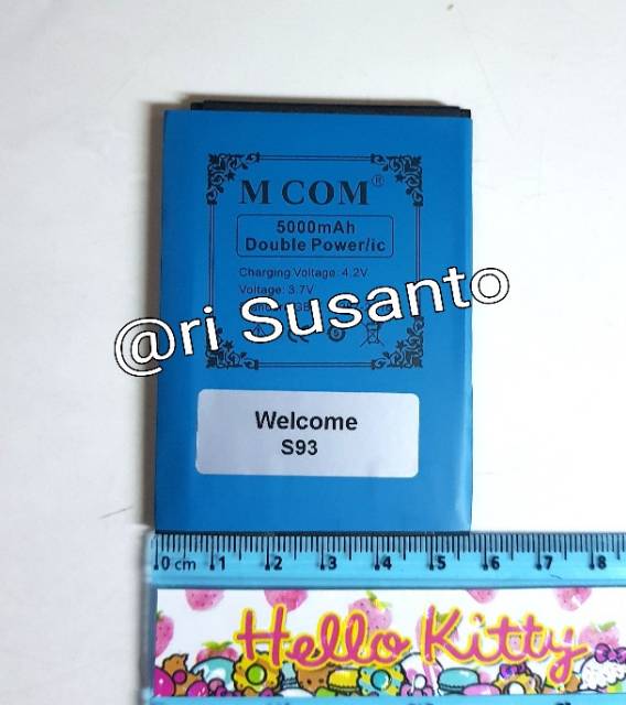 Baterai Welcome S93 Smartphone Double Power 5000mah Shopee Indonesia