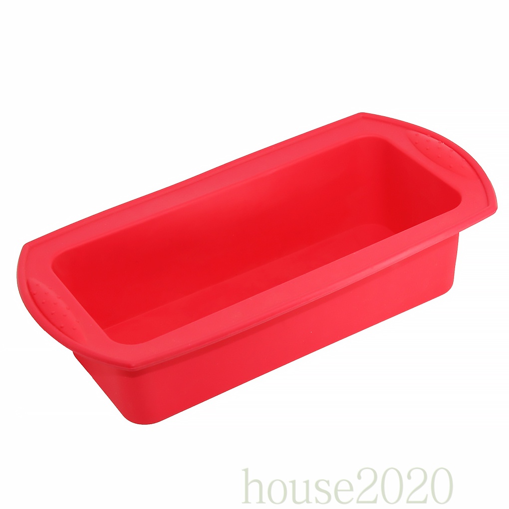 (House2020) Loyang Cetakan Roti / Kue / Pastry Bahan Silikon Warna Merah