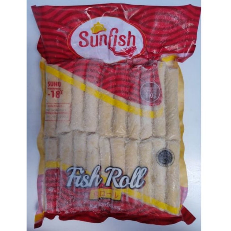 

Sunfish Fishroll / Kue Ikan Gulung Berat 1 kg Isi 40 pcs