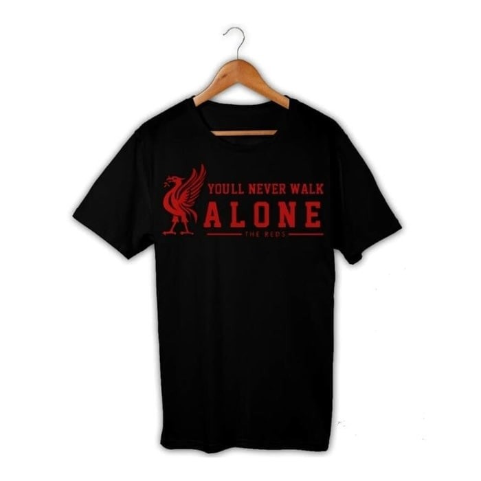 Kaos Tshirt Baju Combed 30S Distro Liverpool The Reds YNWA