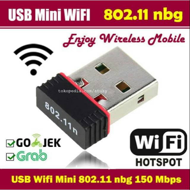 USB WAFI WIRELESS ADAPTER NETWORK 150MBPS