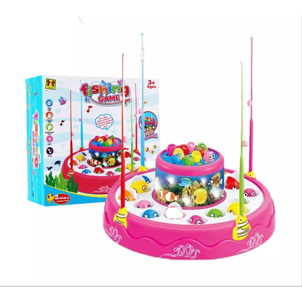 FISHING GAME 26 FISH 8002 MAINAN ANAK PANCINGAN IKAN 2 LAYER