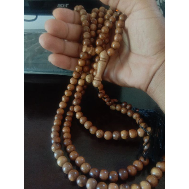Tasbih Gaharu 165 butir Tasbih Kayu Gaharu Asli / Tasbeh Kayu Bertuah