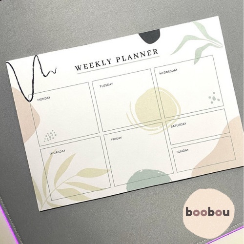 

[RESTOCK] Weekly Planner Colorful To Do List Isi 30 Lembar Aesthetic