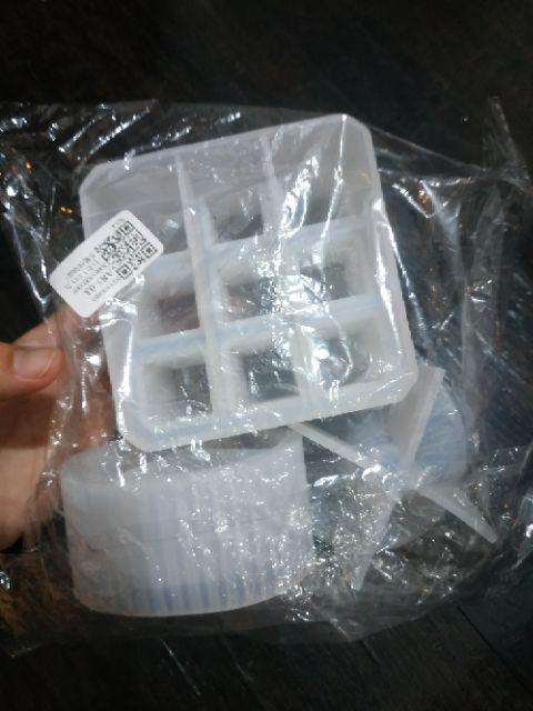 Inf Inf ✿ Kotak Cetakan Perhiasan Bahan Resin Silikon Dengan 9 Slot Epoxy Resin