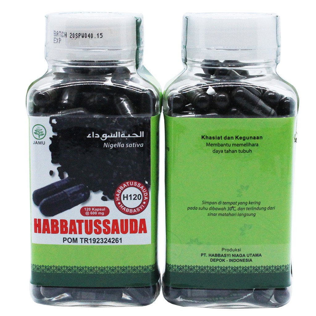 HABBATUSSAUDA Herbal Niaga Utama HNU 120 Kapsul | Habatusauda