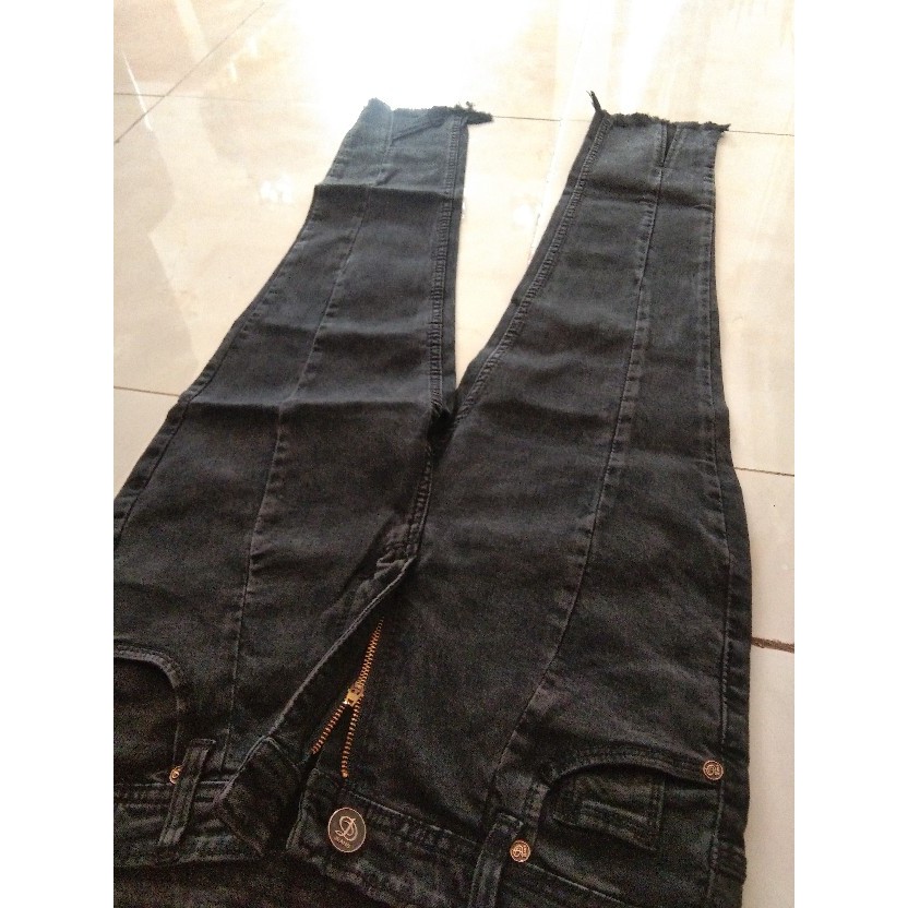 SLIT RICA ACID SNOW JEANS M115 Cropped 7/9