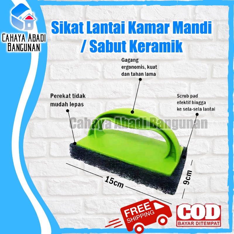 3M Scotch Brite Sikat Keramik Lantai Pad Kamar Mandi