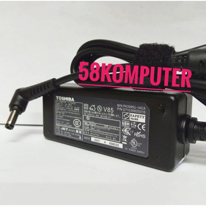 Adapter charger Toshiba PA3743E-1AC3 PA3743U Toshiba Dynabook UX 23JBR UX 24JBL UX 25JBL UX 27JBL Folio 10