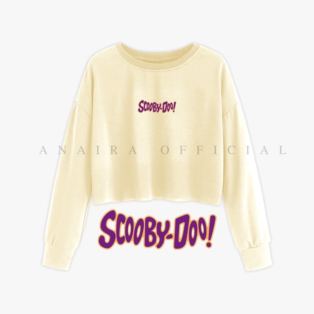 SWEATER CROP SCOOBY DOO WANITA ANAIRAOFFICIAL