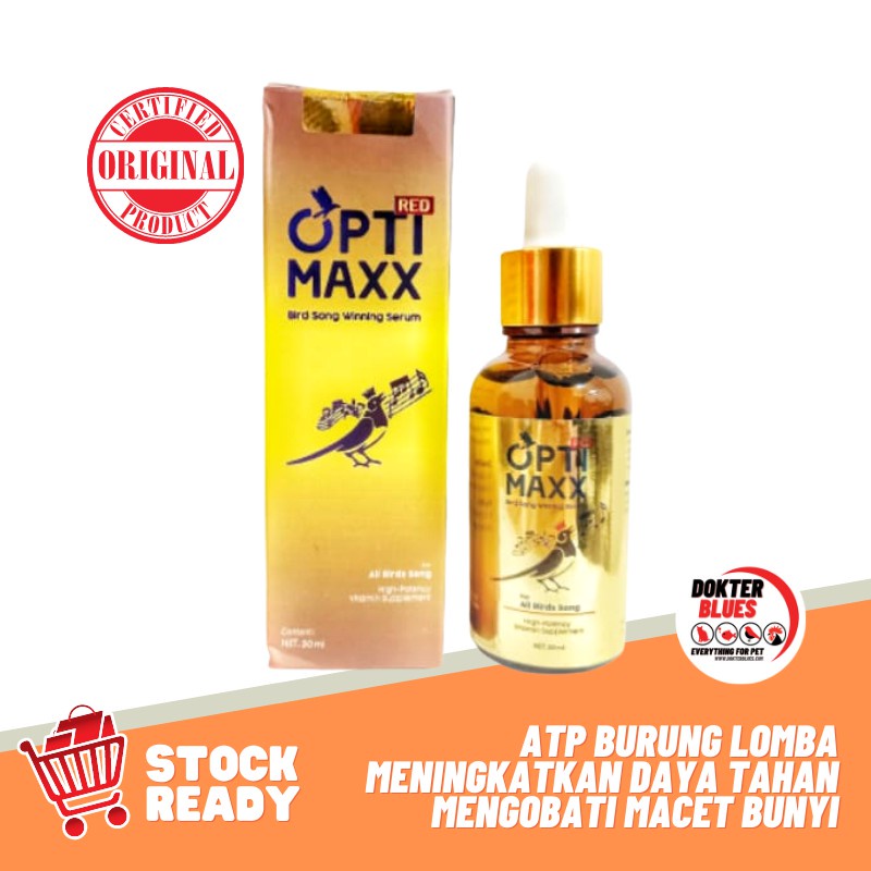OPTIMAXX- Vitamin Burung Kicau Lovebird - Murai - Murai Batu / Vitamin ATP