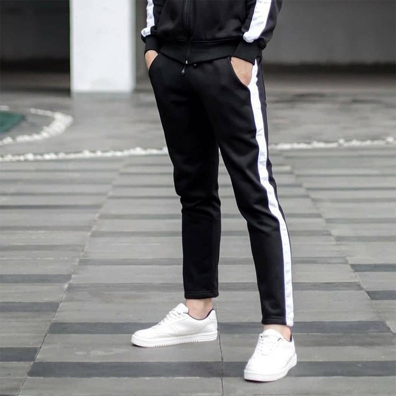 Lilipop.id Celana Joger Royal Pria Training Sweatpants Olahraga Jogger Gym Yoga