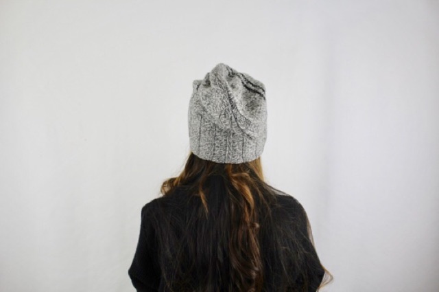 Topi Kupluk Rajut Wool Hat Beanie Blend