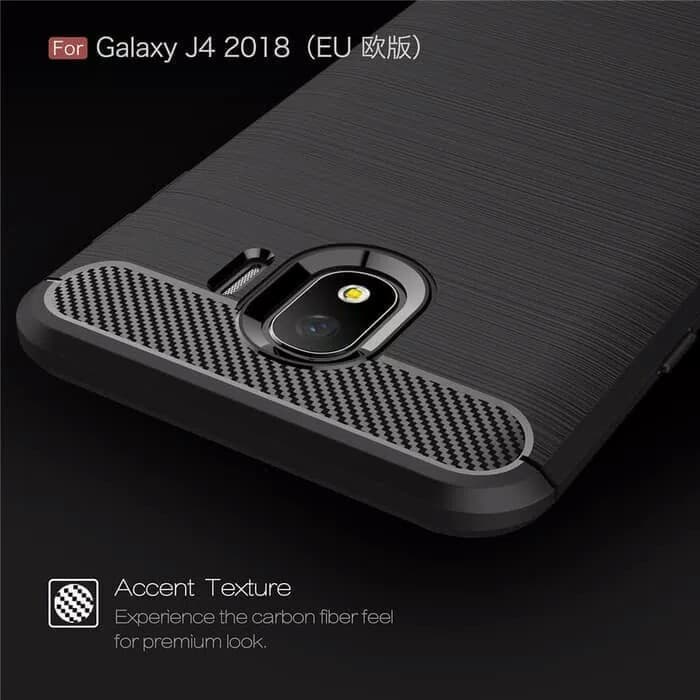 SOFT CASE BLACK IPAKY CARBON FIBER CASE SAMSUNG J1 ACE / J2 2015 / J2 PRO / J3 2016 / J3 PRO / J4 20