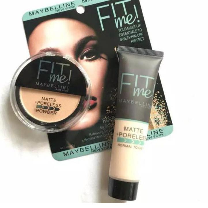 Paket Make Up Myb 1 Set 7in1 / Paket Kosmetic Myb Wanita Lengkap ( make up set fitme 2in1 (bdk+found