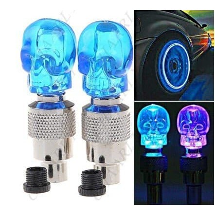 BVM Tutup Pentil Lampu Model Tengkorak ( ISI 2 PCS )