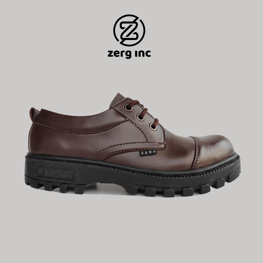 SEPATU SAFETY SEMI BOOTS KICKERS PRIA KULIT BOOT SAVETY BUT SEPTI BUTS SEVTI BOT SEPTY BOTS SEFTY