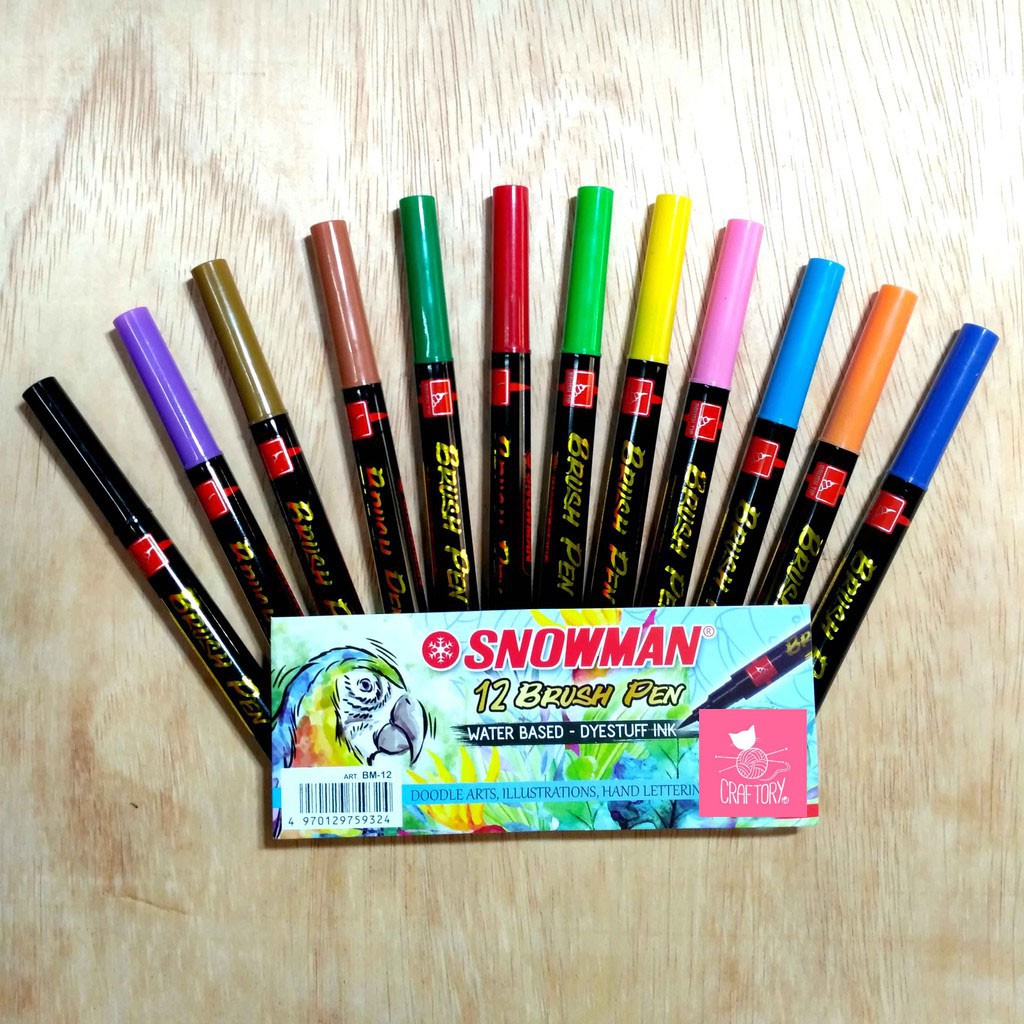 

Snowman Brush Pen / Spidol Snowman / Snowman 12