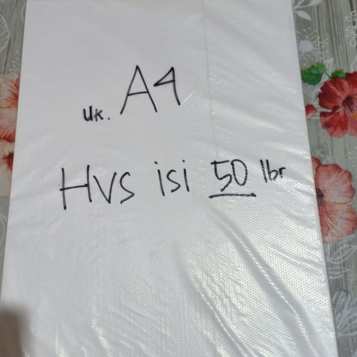 

Murahh Kertas HVS A4 Eceran Isi 50 Lembar / Paper Fotocopy ,,
