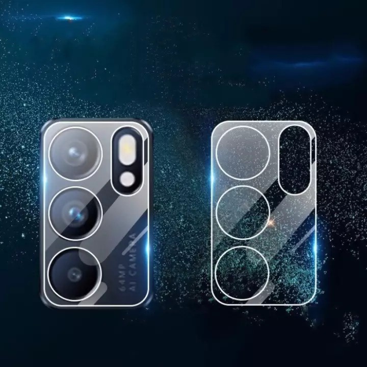 Tempered Glass Camera 9H Oppo Reno 6 4G 6.4 inchi ULTRA THIN REAR Camera Lens Pelindung Kamera HD