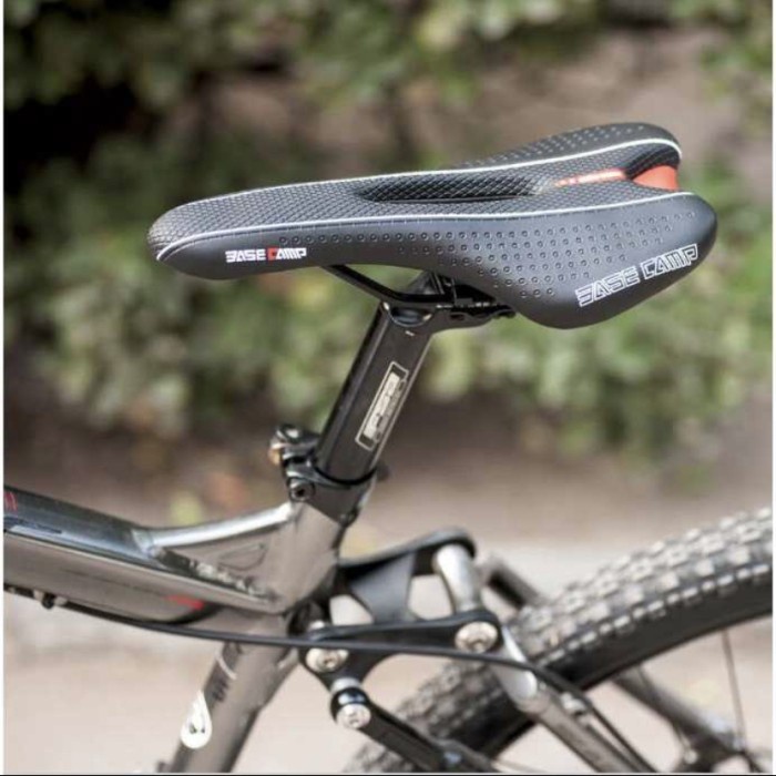 Sadel Sepeda soft Pad Basecamp BC-651 Empuk Nyaman saat Gowes