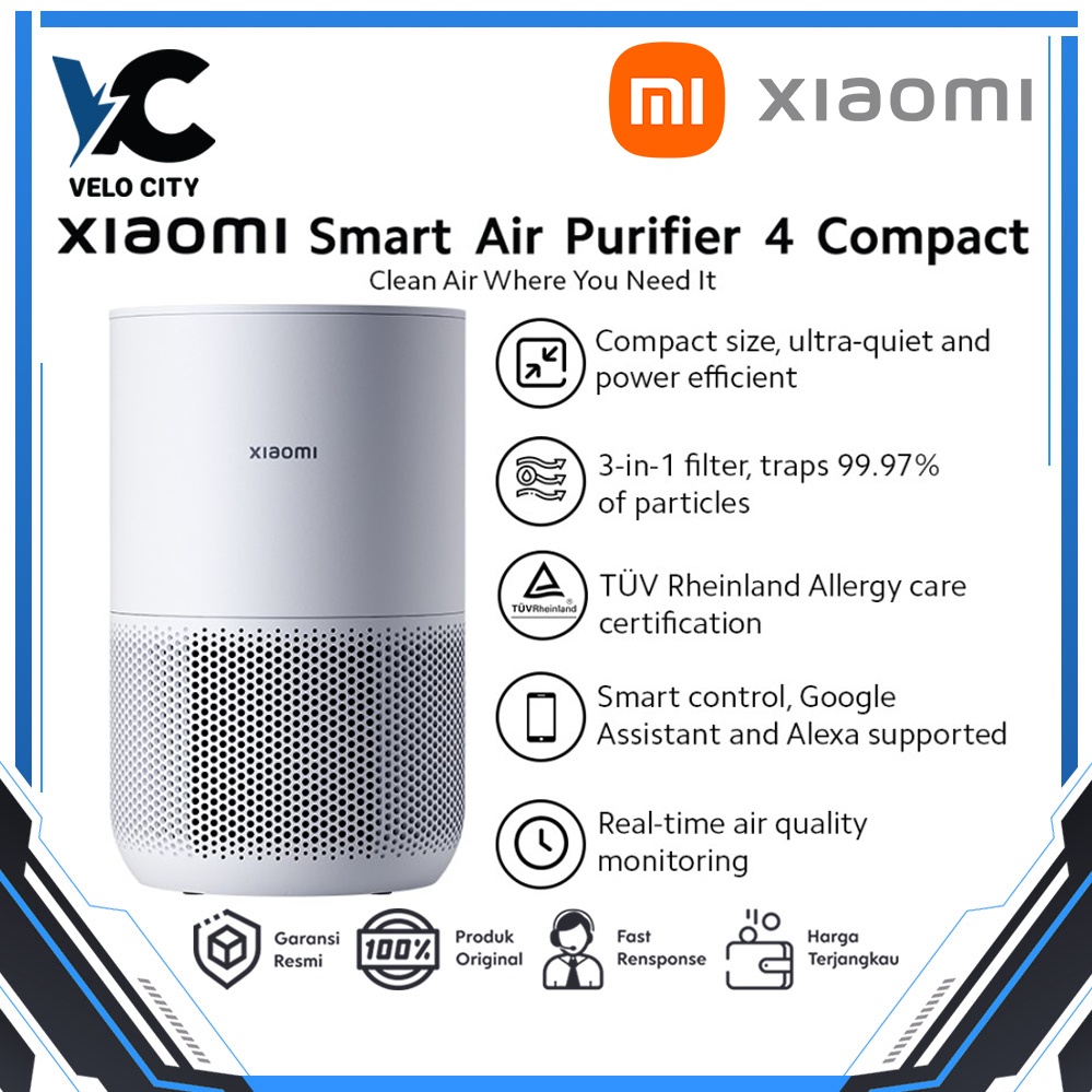 Xiaomi Mi Smart Air Purifier 4 Compact EU Original Garansi Resmi