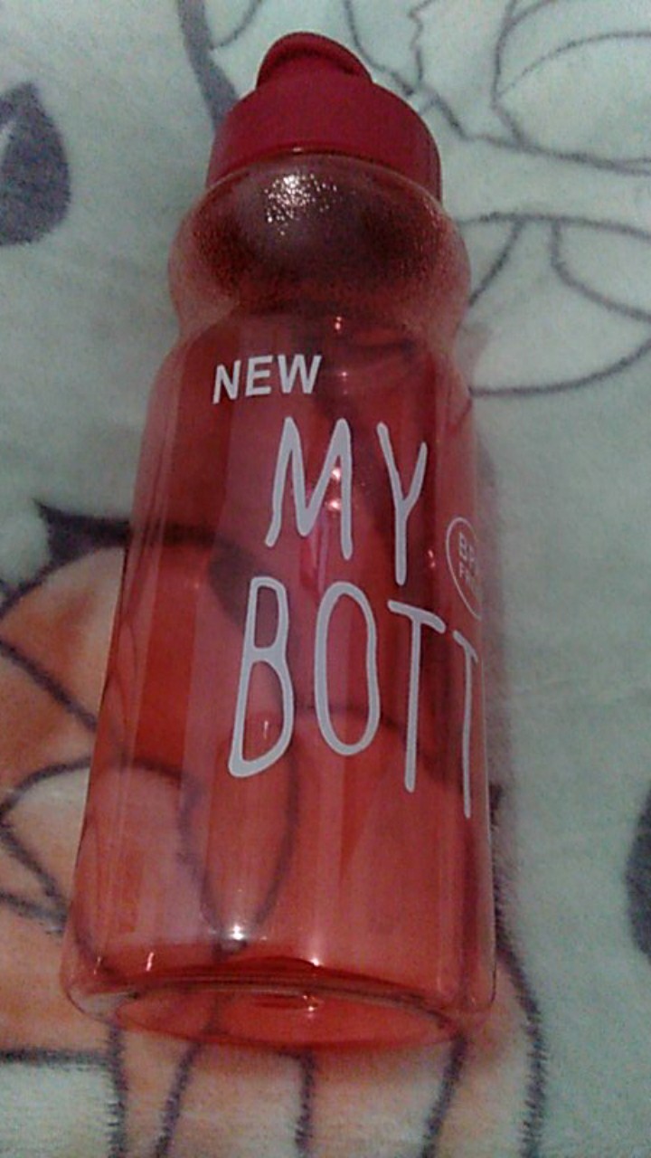 New Flip My Bottle - Botol Minum Clip Up Hitam