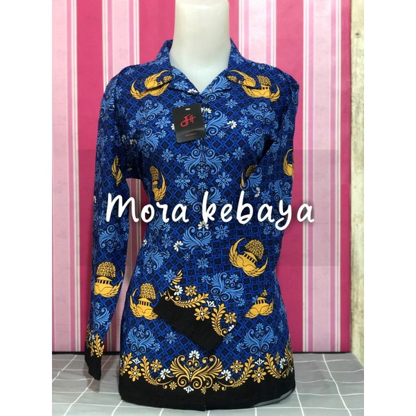 Korpri wanita Terbaru 2022  katun 40s_blouse batik_blouse batik wanita_batik cewek_baju korpri wanita_baju kopri